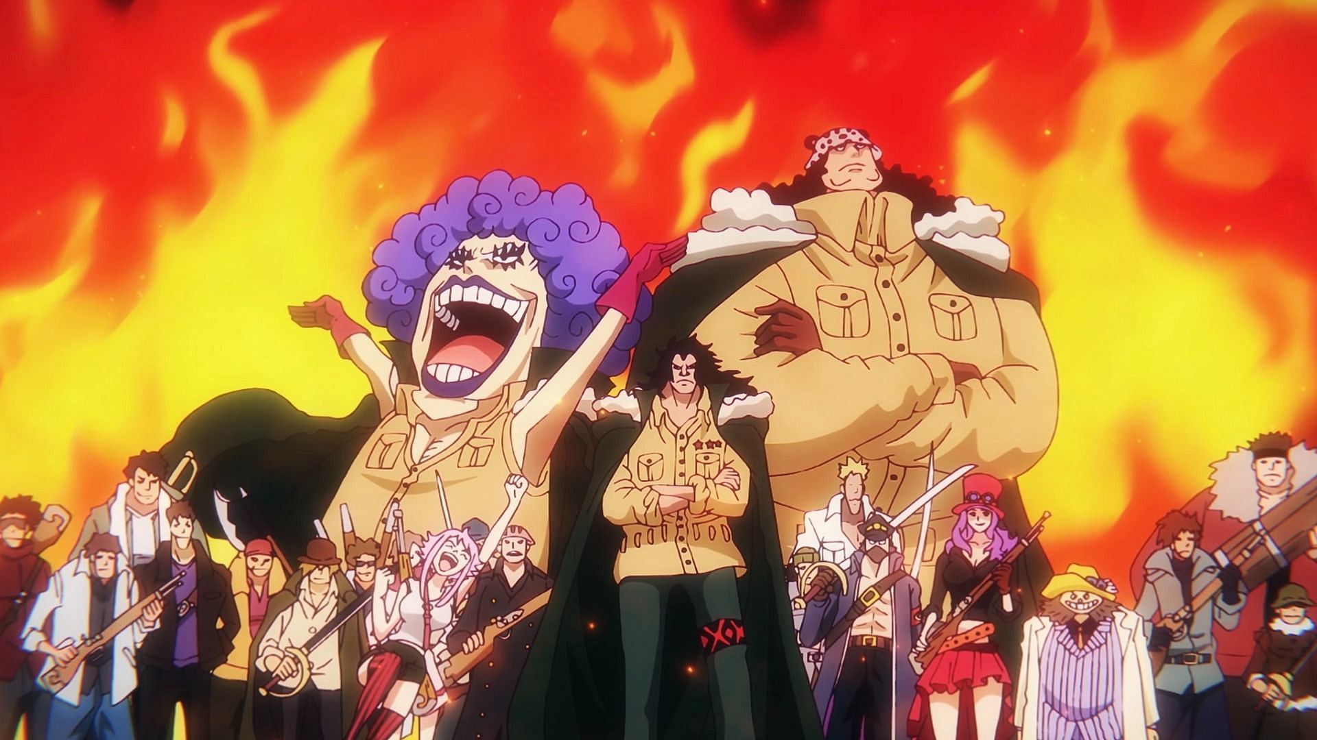 Revolutionary Army as seen in One Piece (Image via Toei Animation)